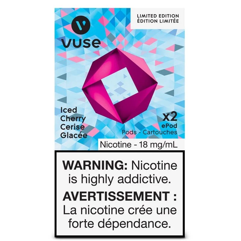 Vuse Pods - Iced Cherry 18mg - Vape Crush
