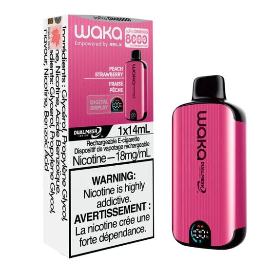 WAKA SoPro DM8000i - Peach Strawberry - Vape Crush