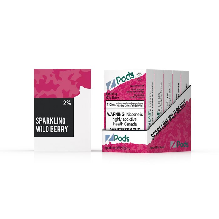 Z Pods - Flashing Wild Berry (Sparkling Wild Berry) - Vape Crush