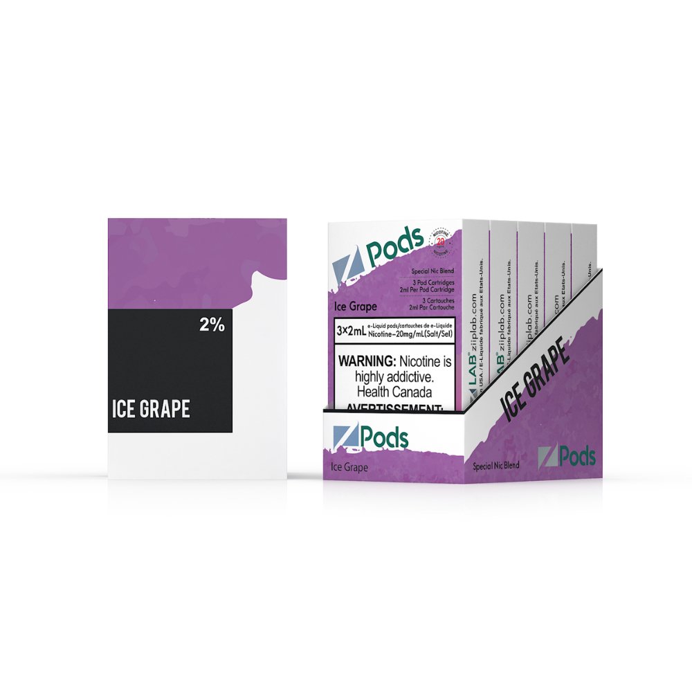 Z Pods - Ice Grape - Vape Crush