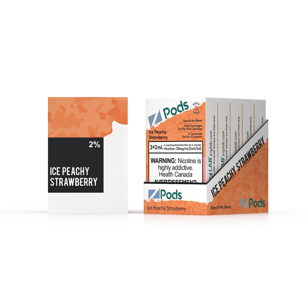 Z Pods - Ice Peachy Strawberry - Vape Crush