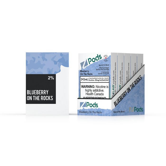 Z Pods - Intense Blueberry (Blueberry On The Rocks) - Vape Crush