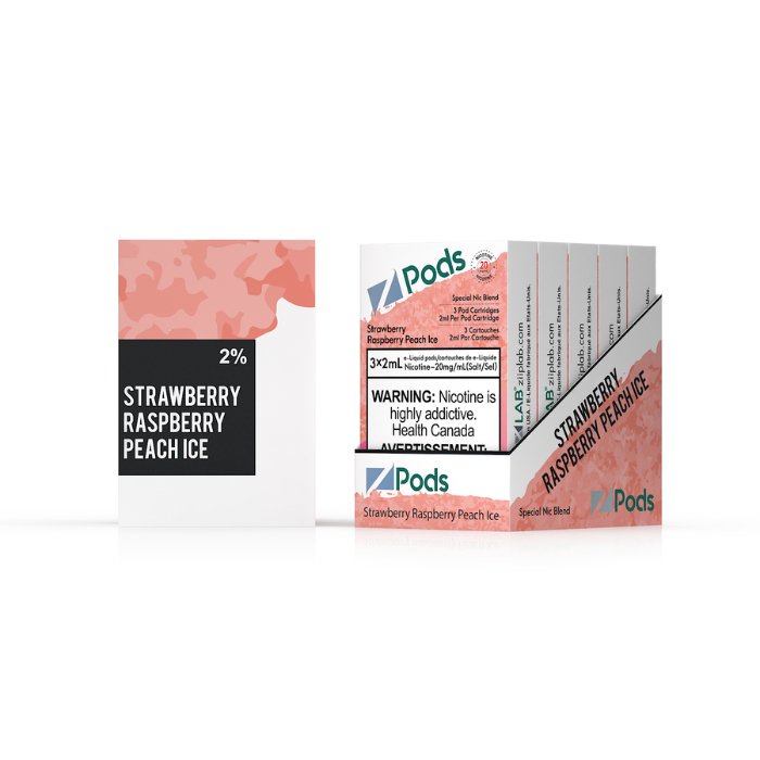 Z Pods - Strawberry Raspberry Peach Ice - Vape Crush