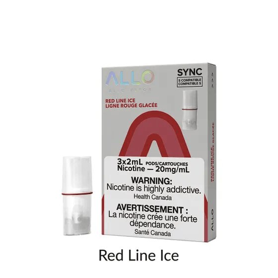 Allo Sync Pods - Red Line Ice - Vape Crush