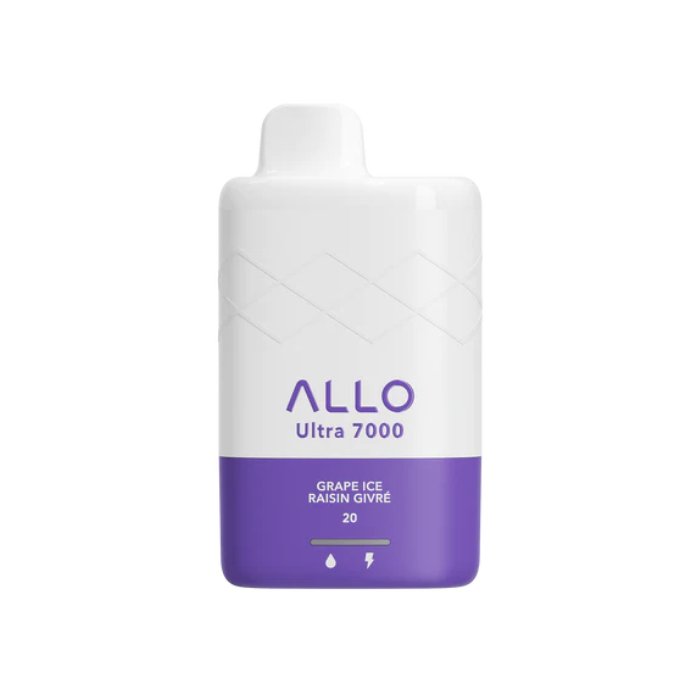 Allo Ultra 7000 - Grape Ice - Vape Crush