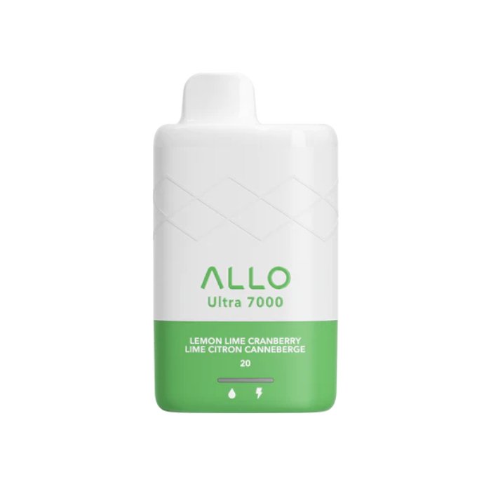 Allo Ultra 7000 - Lemon Lime Cranberry - Vape Crush