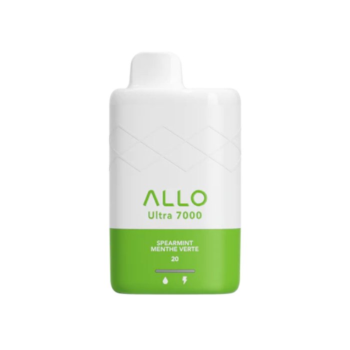 Allo Ultra 7000 - Spearmint - Vape Crush