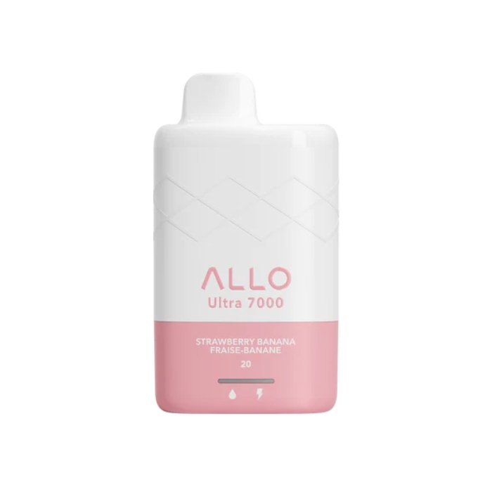 Allo Ultra 7000 - Strawberry Banana - Vape Crush