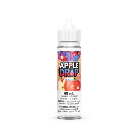 Apple Drop 60ml Freebase - Berries 12mg - Vape Crush