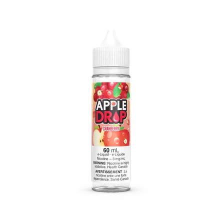 Apple Drop 60ml Freebase - Cranberry 0mg - Vape Crush