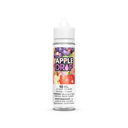 Apple Drop 60ml Freebase - Grape 12mg - Vape Crush