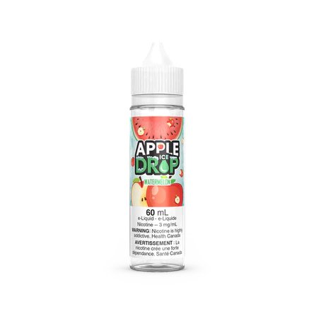 Apple Drop Ice 60ml Freebase - Watermelon 0mg - Vape Crush