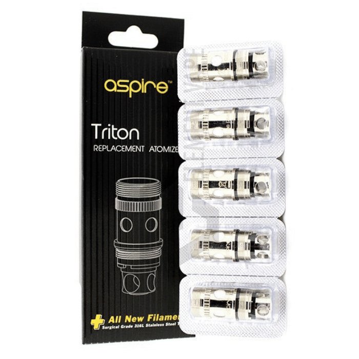 Aspire 0.3Î© (45-55W) Triton Replacement Coils - 5ct - Vape Crush