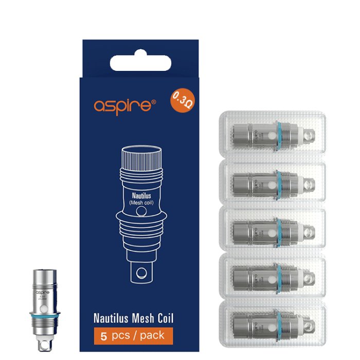 Aspire 0.3Ω BVC Replacement Coils - 5ct - Vape Crush