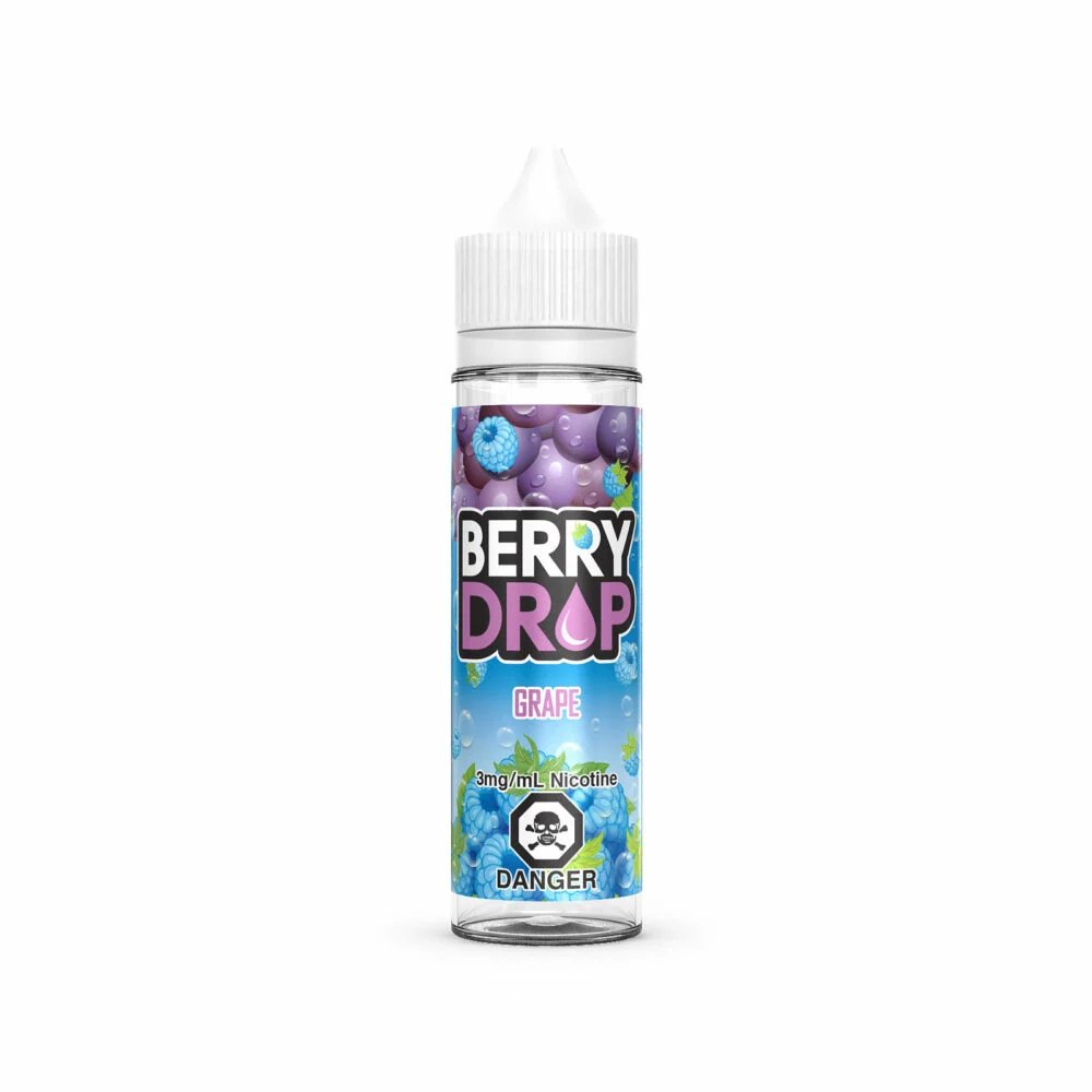 Berry Drop 60ml Freebase - Grape 3mg - Vape Crush