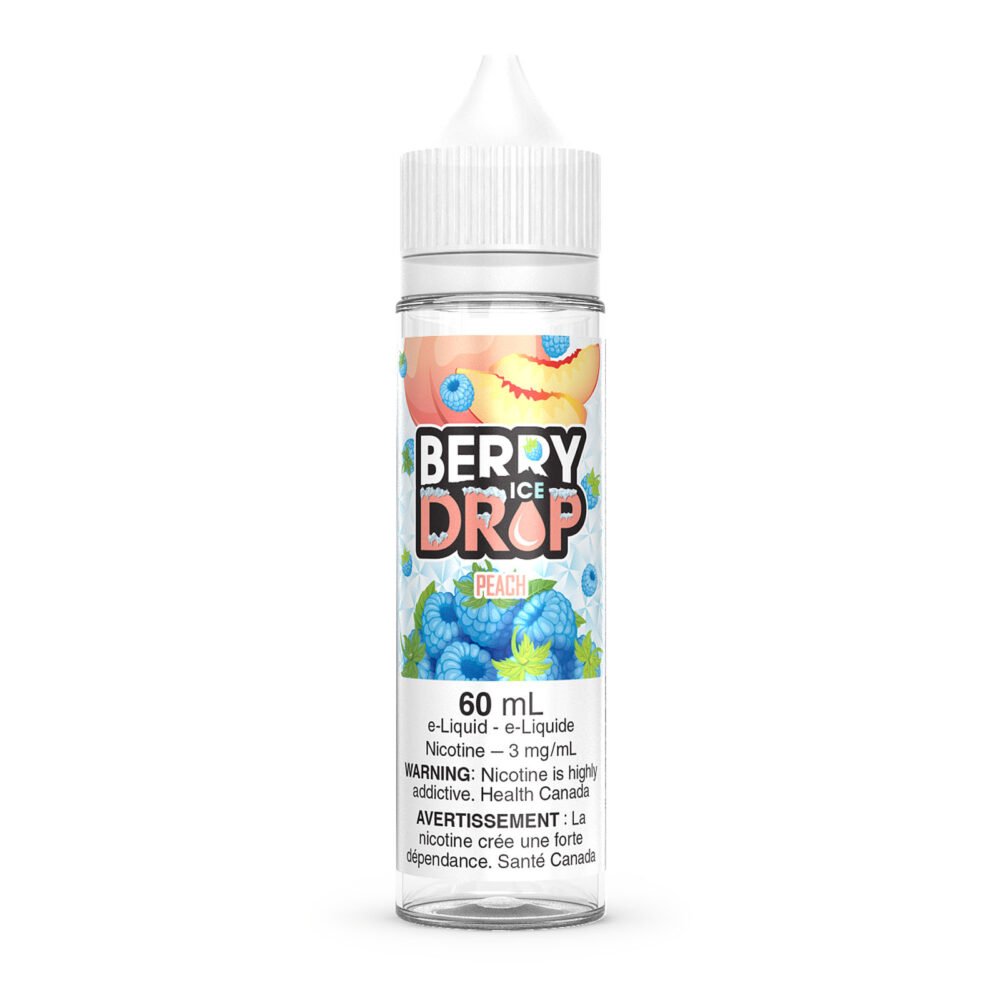 Berry Drop Ice 60ml Freebase - Peach 0mg - Vape Crush