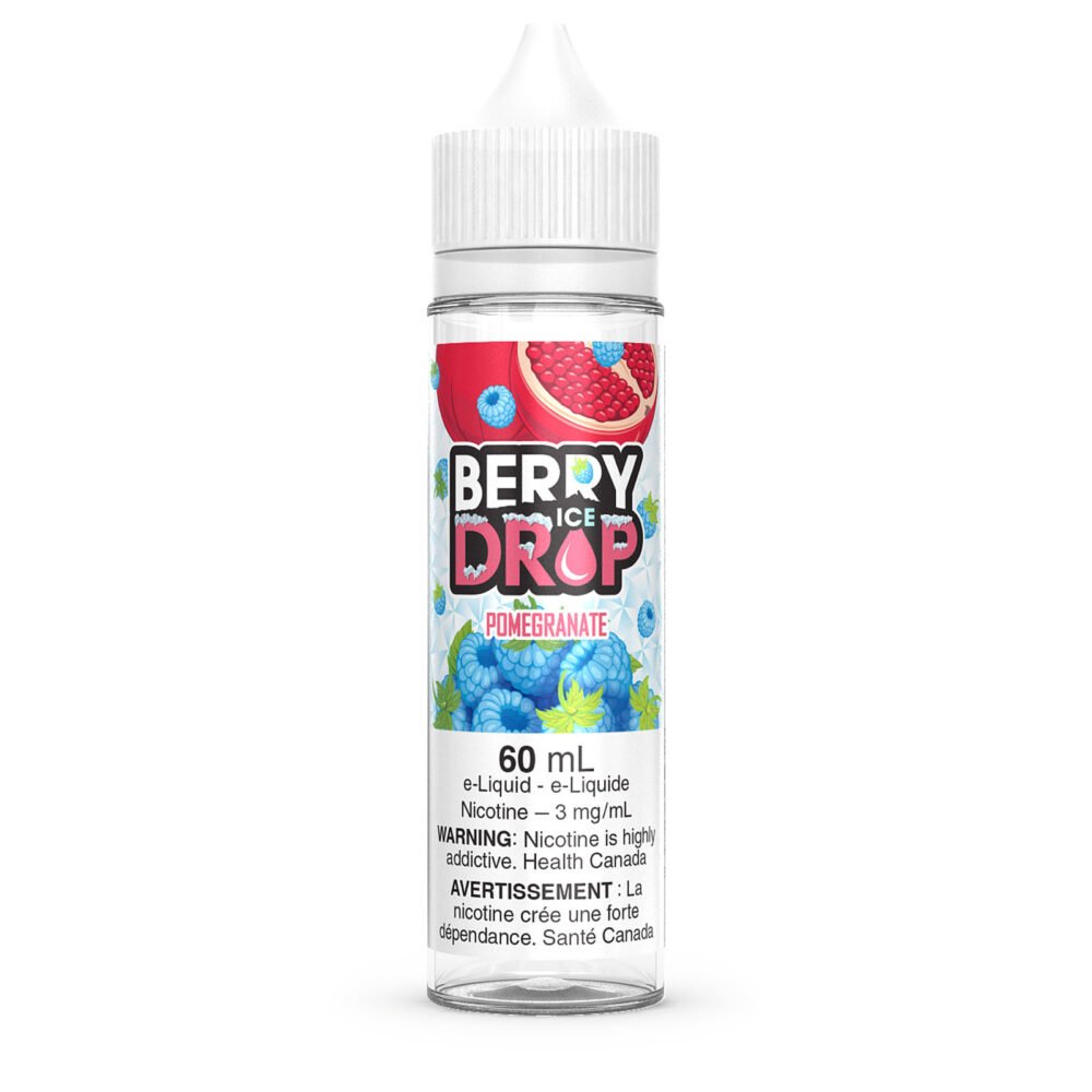 Berry Drop Ice 60ml Freebase - Pomegranate 6mg - Vape Crush
