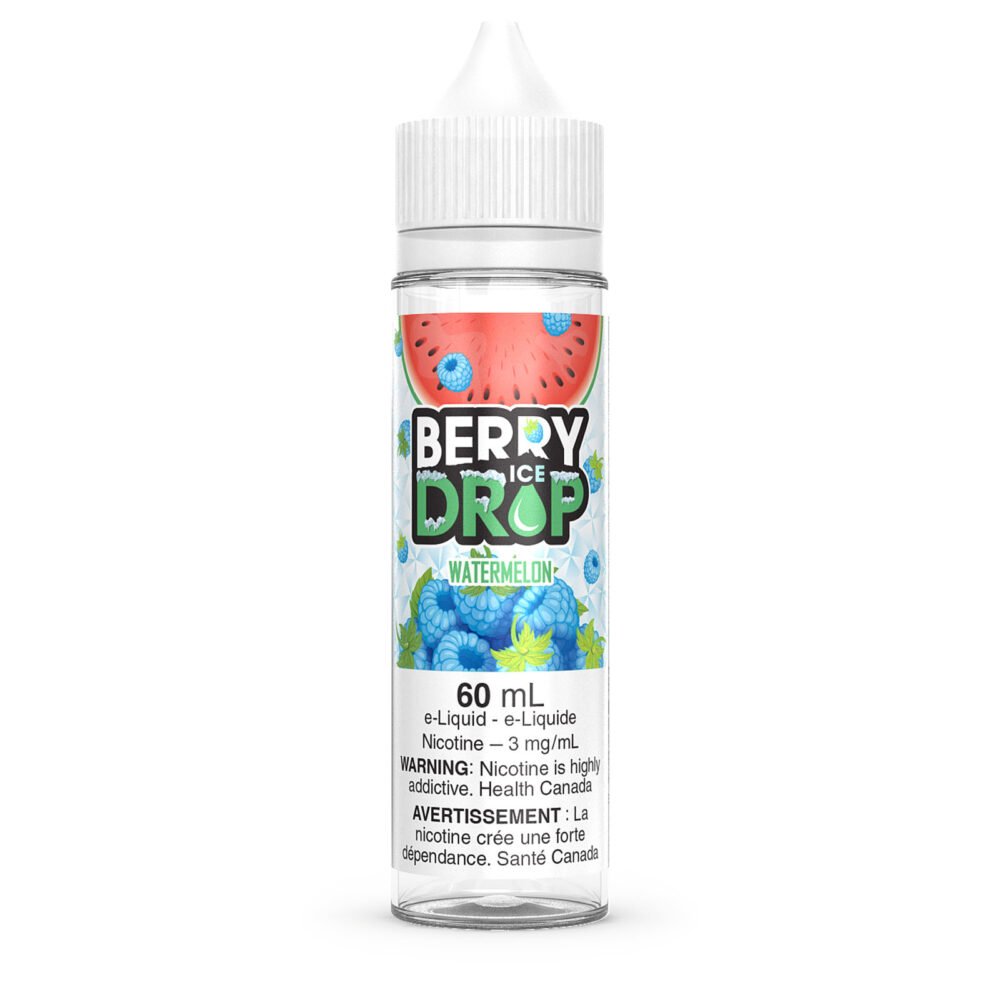 Berry Drop Ice 60ml Freebase - Watermelon 0mg - Vape Crush