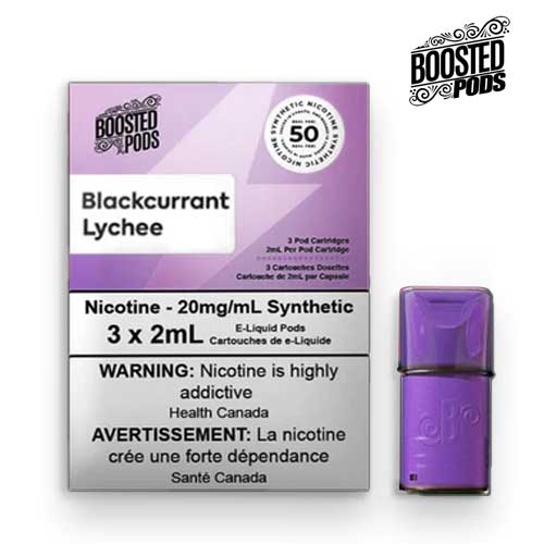 Boosted Synthetic Pods - Blackcurrant Lychee - Vape Crush