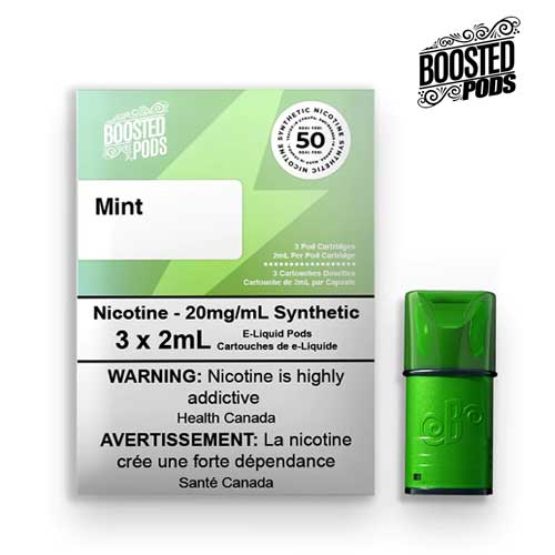 Boosted Synthetic Pods - Mint - Vape Crush