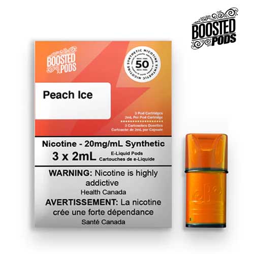 Boosted Synthetic Pods - Peach Ice - Vape Crush