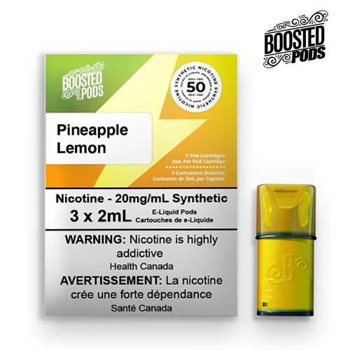 Boosted Synthetic Pods - Pineapple Lemon - Vape Crush