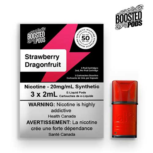 Boosted Synthetic Pods - Strawberry DragonFruit - Vape Crush