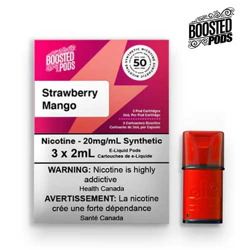 Boosted Synthetic Pods - Strawberry Mango - Vape Crush