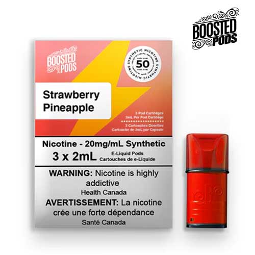 Boosted Synthetic Pods - Strawberry Pineapple - Vape Crush