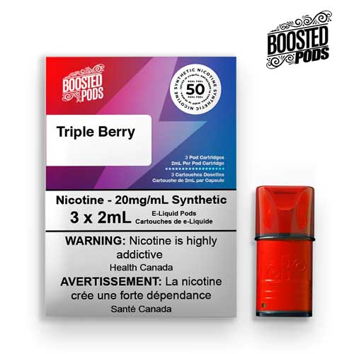 Boosted Synthetic Pods - Triple Berry - Vape Crush