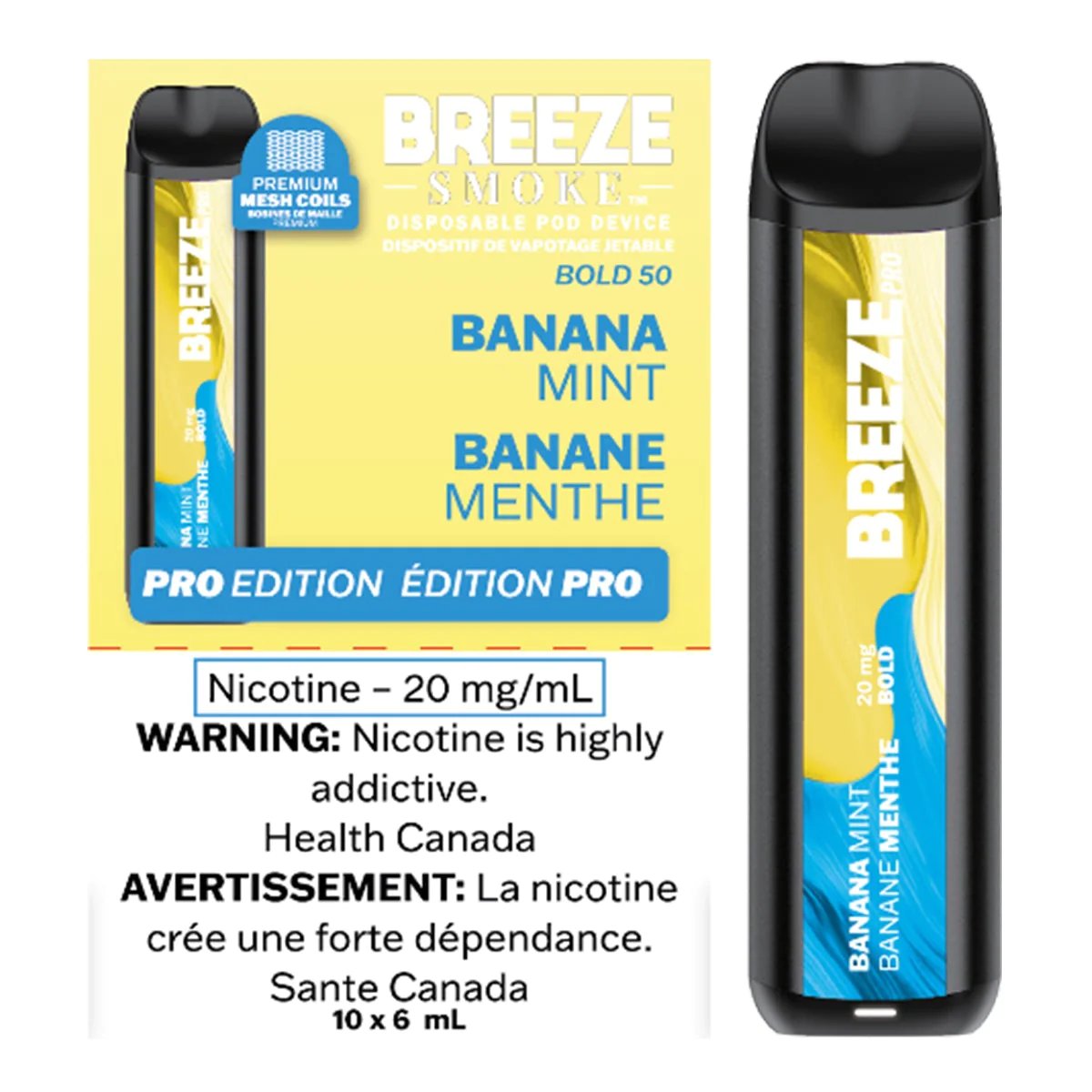 Breeze Pro - Banana Mint - Vape Crush