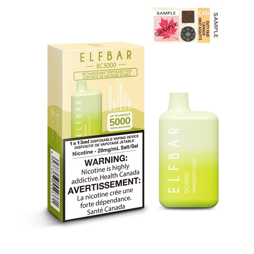 Elfbar BC5000 - Mandarin Lime - Vape Crush