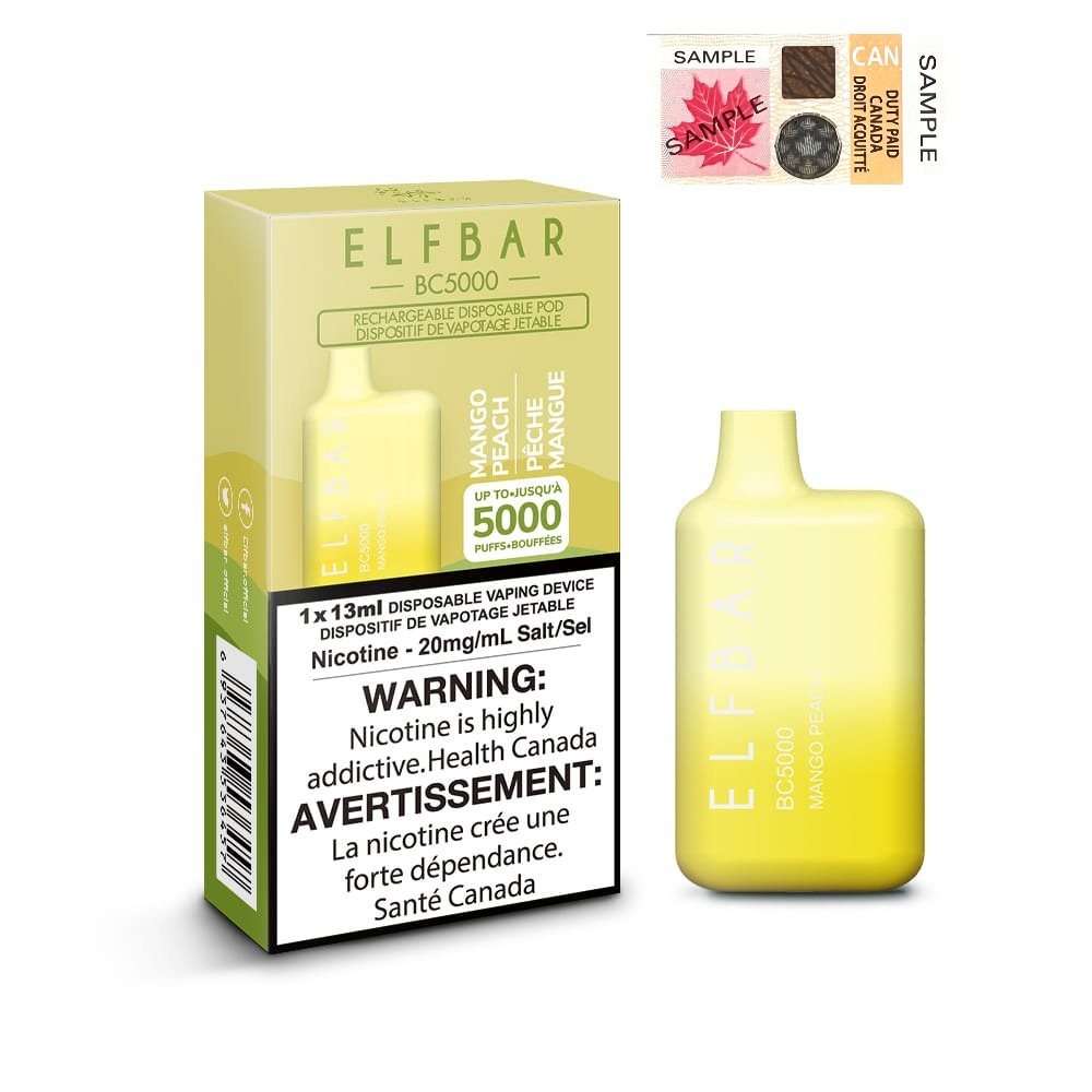 Elfbar BC5000 - Mango Peach - Vape Crush