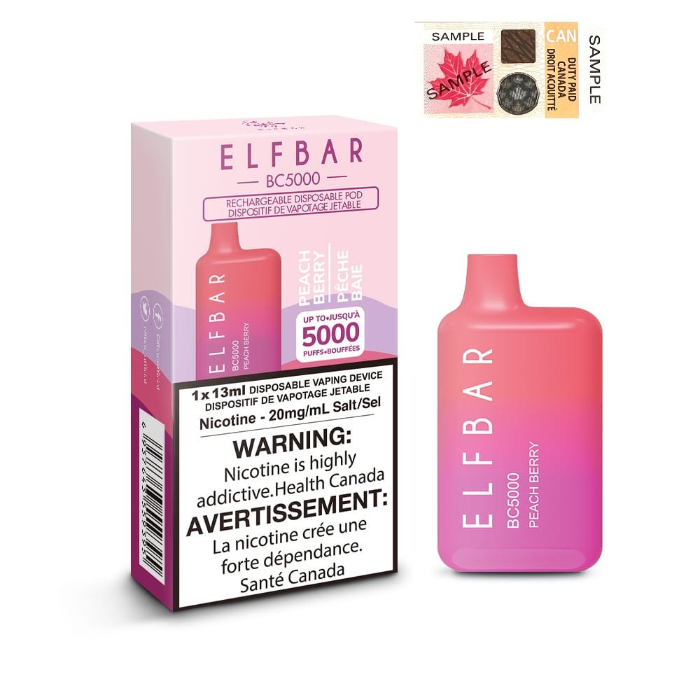 Elfbar BC5000 - Peach Berry - Vape Crush