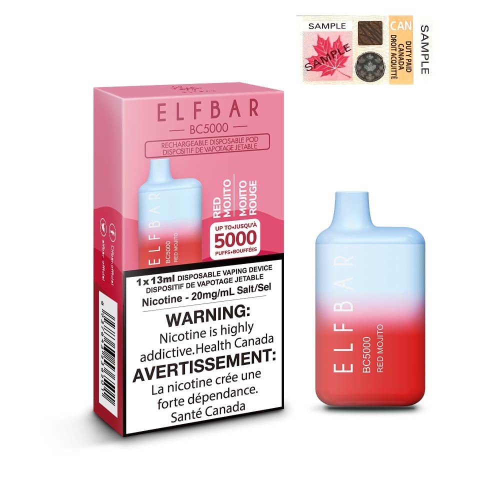 Elfbar BC5000 - Red Mojito - Vape Crush