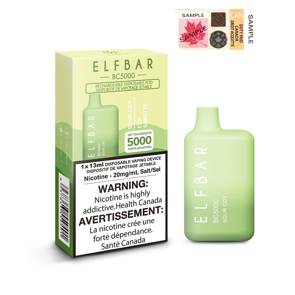 Elfbar BC5000 - Sour CDY - Vape Crush