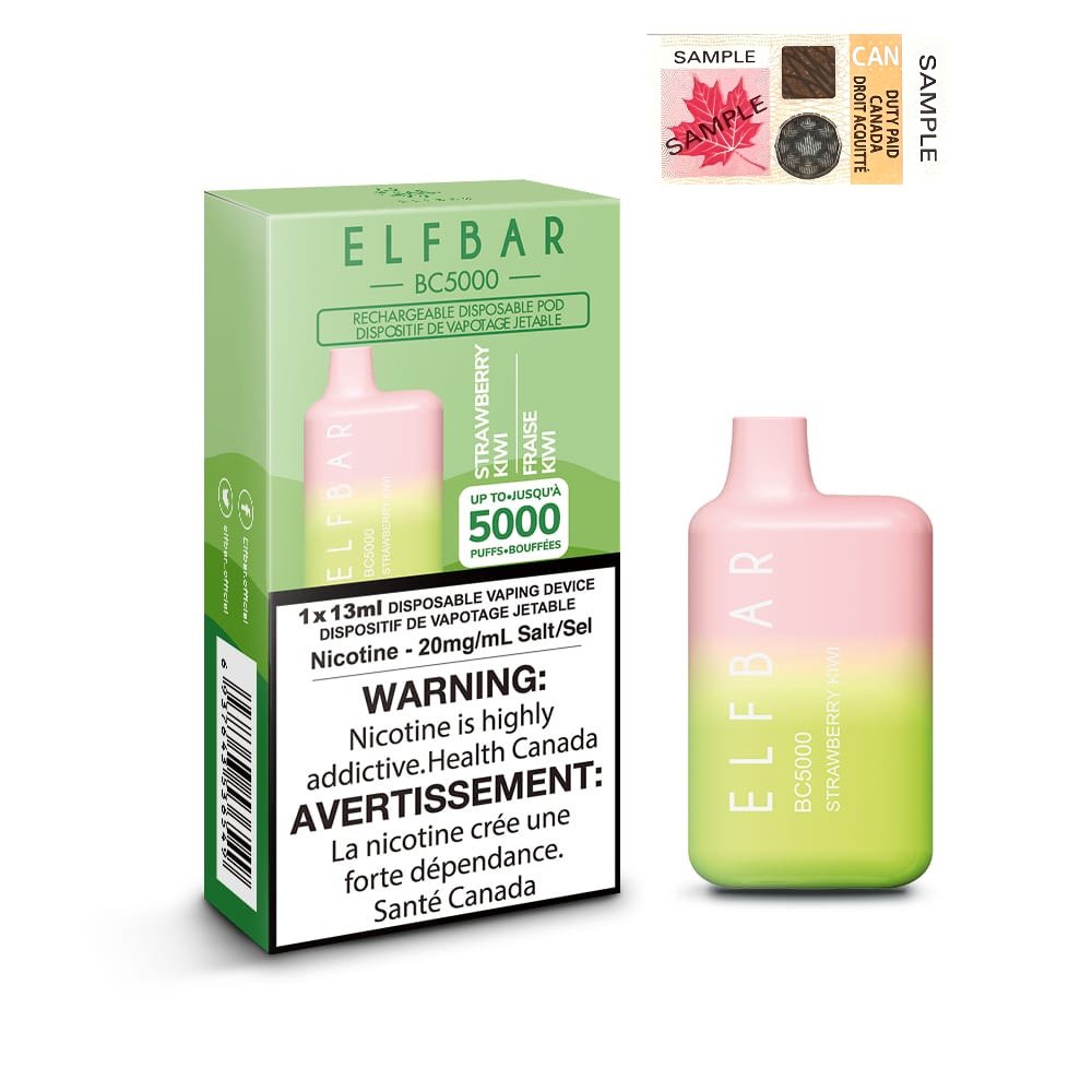 Elfbar BC5000 - Strawberry Kiwi - Vape Crush