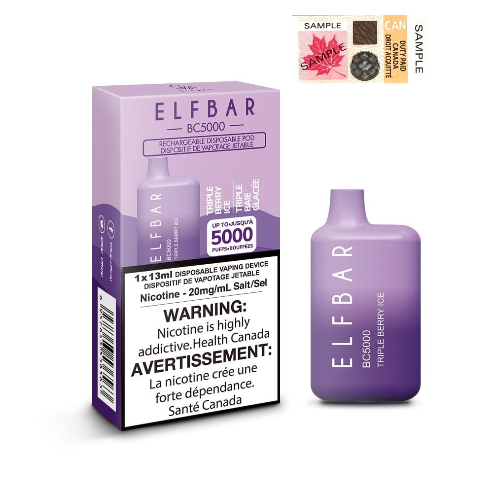 Elfbar BC5000 - Triple Berry Ice - Vape Crush