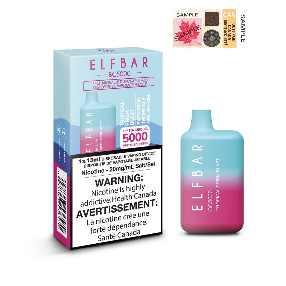 Elfbar BC5000 - Tropical Prism Blast - Vape Crush