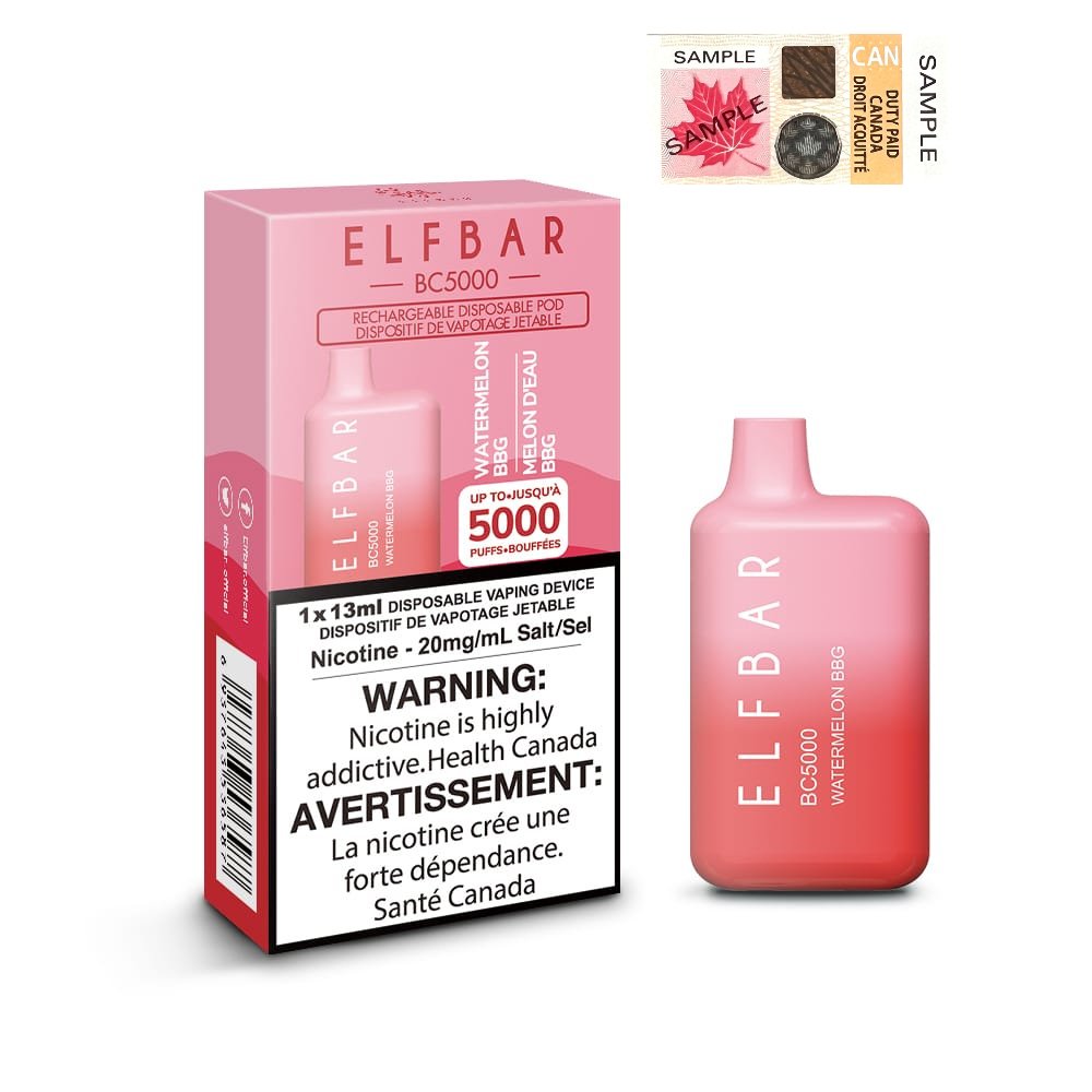 Elfbar BC5000 - Watermelon BBG - Vape Crush