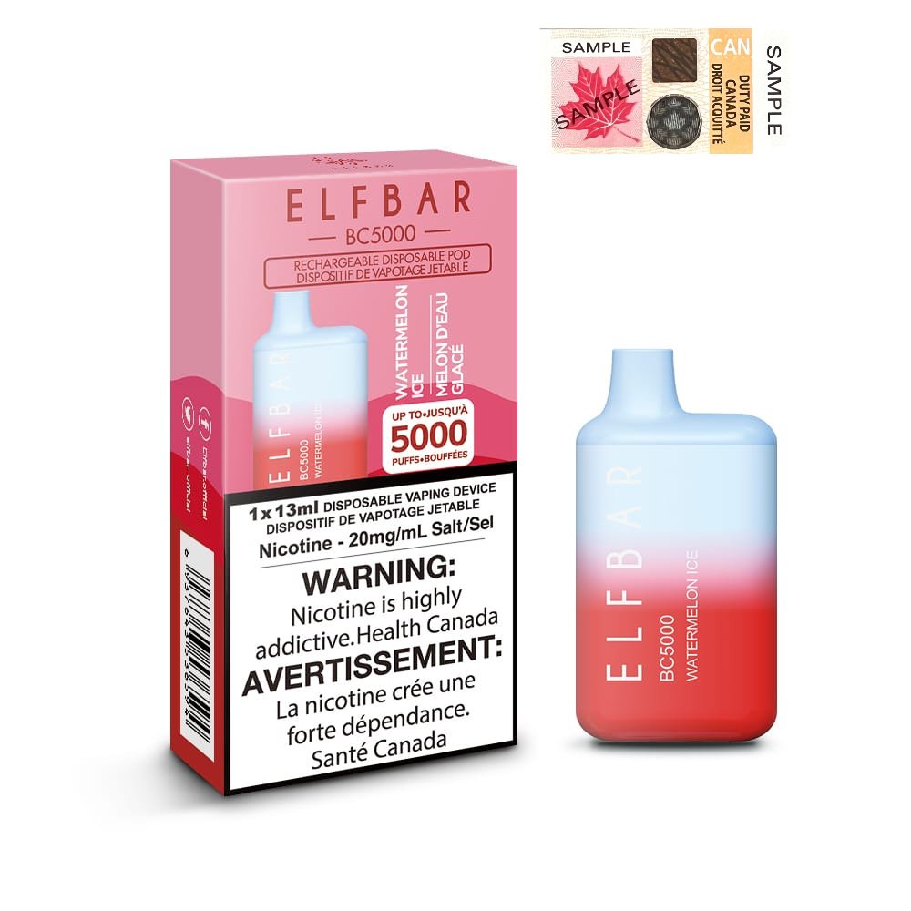 Elfbar BC5000 - Watermelon Ice - Vape Crush