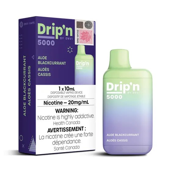 Envi Dripn 5000 - Aloe Blackcurrant - Vape Crush