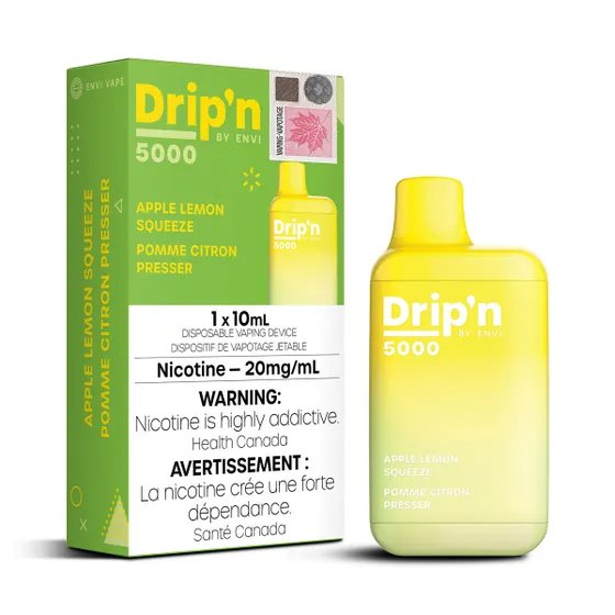 Envi Dripn 5000 - Apple Lemon Squeeze - Vape Crush