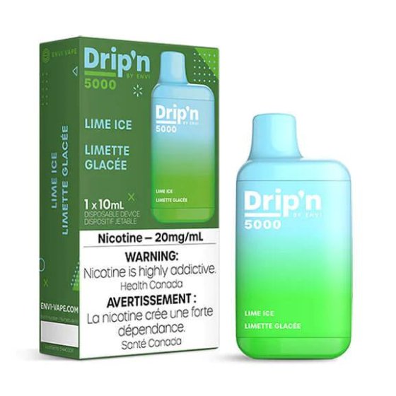 Envi Dripn 5000 - Lime Ice - Vape Crush