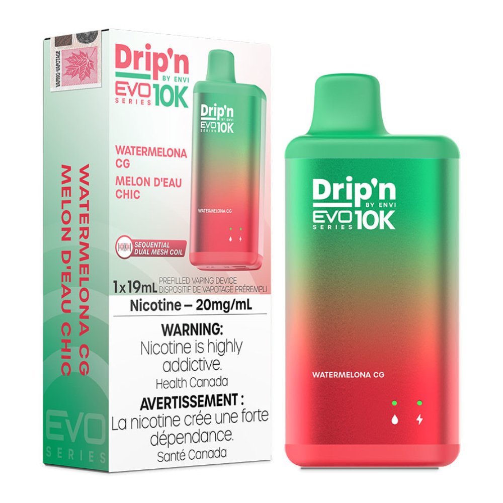 Envi Drip'n Evo 10K - Watermelon CG - Vape Crush