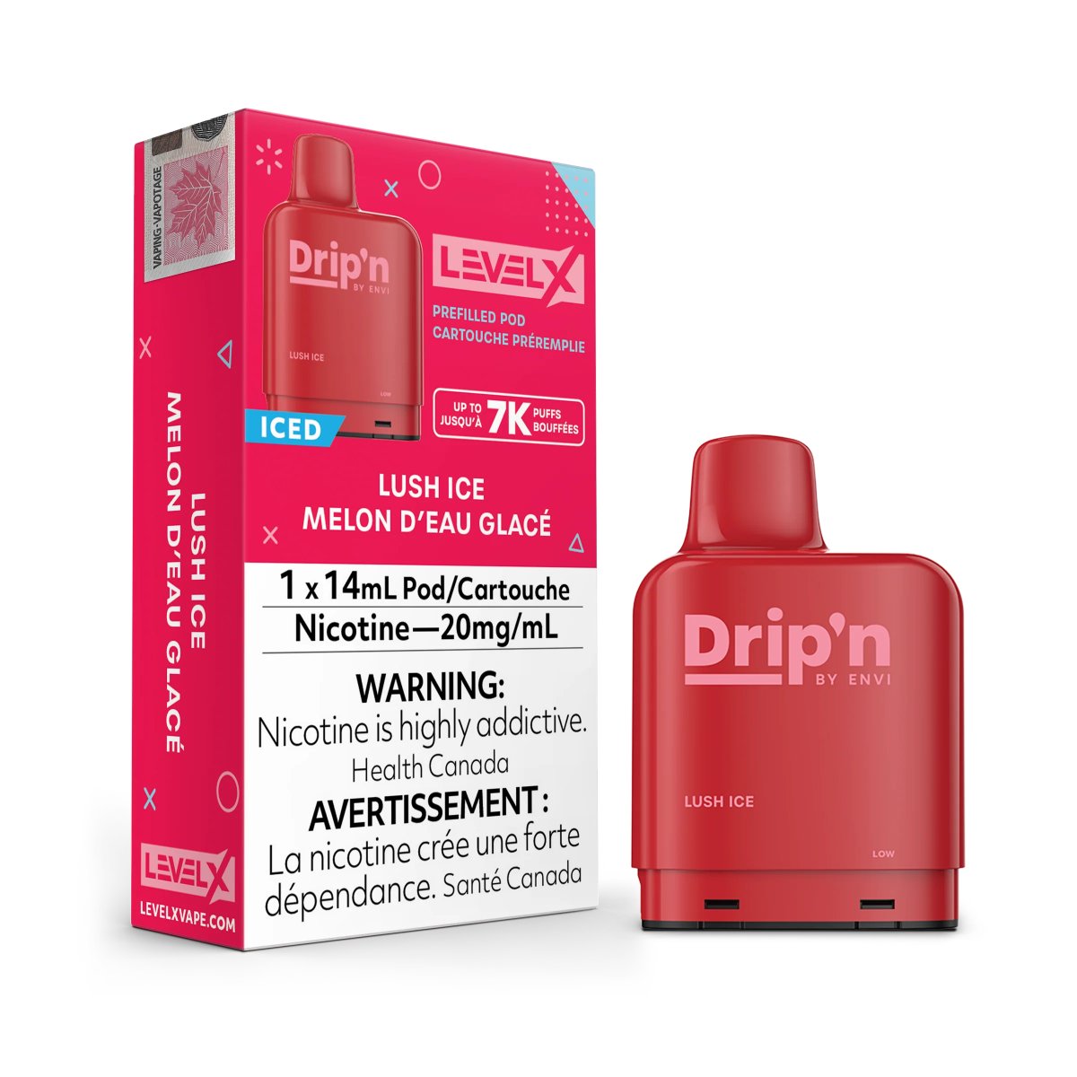 Envi Drip'n Level X Pods - Lush Ice - Vape Crush