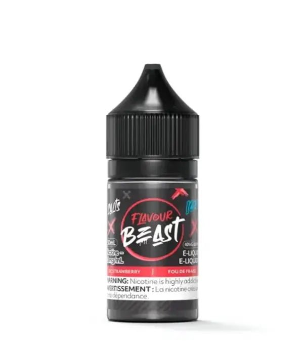 Flavour Beast 30ml Salt Nic - Sic Strawberry 20mg - Vape Crush