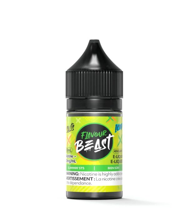 Flavour Beast 30ml Salt Nic - Slammin' STS Iced 20mg - Vape Crush
