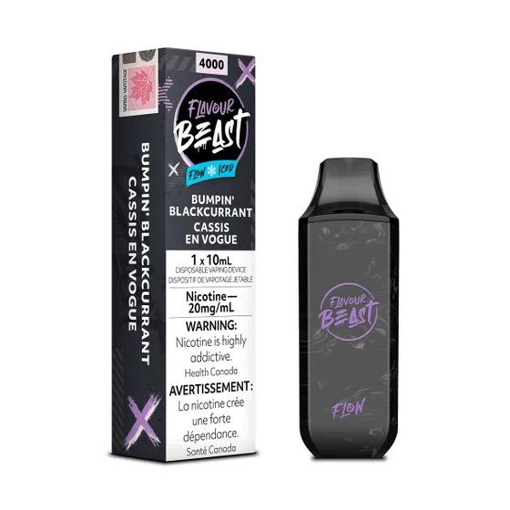 Flavour Beast Flow 4000 - Bumpin' Blackcurrant - Vape Crush