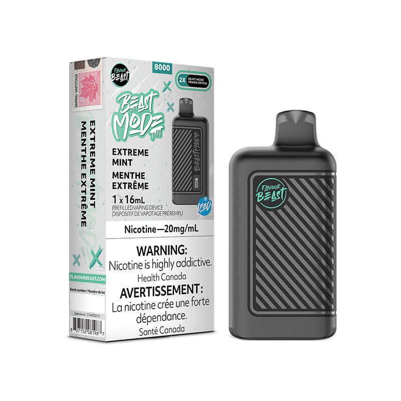 Flavour Beast Mode 8K - Extreme Mint Iced - Vape Crush